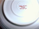 Haviland Limoges salad plate, roses & gold