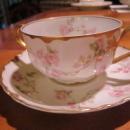 Haviland bouillon cup and saucer, Schleiger 31
