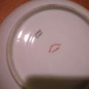 Haviland bouillon cup and saucer, Schleiger 31