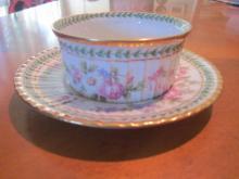 Haviland Limoges Ramekin Cup and Saucer