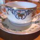 Haviland Limoges Bouillon cup and saucer, Sch 114B