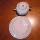 Haviland Limoges Bouillon cup and saucer, Sch 114B