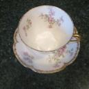 Haviland Limoges tea cup and saucer, Schleiger 29K