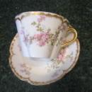 Haviland Limoges tea cup and saucer, Schleiger 29K