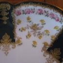 Dessert platter and 6 matching plates, Haviland, Limoges