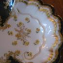 Dessert platter and 6 matching plates, Haviland, Limoges