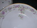 Haviland Limoges Pancake Server with Lavender flowers