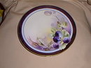 Haviland Limoges Hand Painted by White Art Studio decorator plate