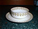 Haviland Limoges Ramekin cup and saucer, Schleiger 570