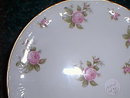 Haviland Limoges dessert plate, pink roses