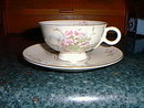 Haviland cup & saucer, Apple Blossom pattern