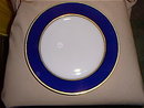 Set of 6 Cobalt Service plates by Haviland &