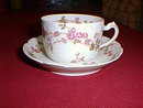 Haviland Limoges tea cup and saucer, Sch 679