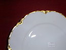 Haviland Limoges salad plate, Ranson with gold edge.