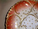 Haviland Limoges Oyster plate, Antique Rose,