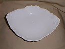 Haviland Limoges fancy white serving bowl