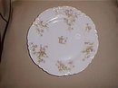 Haviland Limoges luncheon plate with pink roses