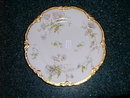 Haviland Limoges lunch plate, heavy gold trim