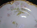 Haviland Limoges lunch plate, heavy gold trim