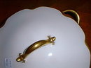 Haviland Limoges round covered vegetable, Silver Anniversary pattern