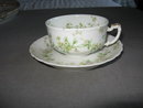 Haviland Limoges teacup and saucer, Sch 74