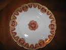 Haviland Limoges Cobalt & Red Luncheon Plate