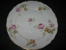Haviland Limoges Dinner plate, pink, red and yellow roses