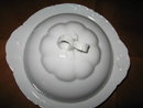 Haviland Limoges 3 piece butter dish, White Ranson