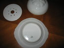 Haviland Limoges 3 piece butter dish, White Ranson