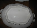 Haviland Limoges oval covered vegetable dish, White Ranson