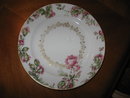 Haviland Limoges dinner plate, large roses