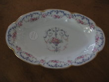 Haviland Limoges Relish dish, Garland pattrn