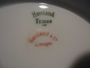 Haviland Limoges dinner plate, Schleiger 574