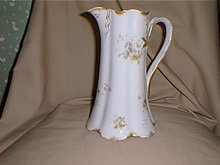 Haviland Limoges Lemonade Pitcher, violets