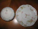 Haviland Limoges Ramekin Cup & Saucer, Princess variation, Sch 57B