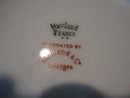 Haviland Limoges Luncheon Plate, Sch 252, white roses