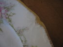 Haviland Limoges Salad plate, Sch 1067, large pink roses