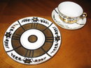 Haviland Limoges Coffee Cup & Saucer & Dessert plate, Stouffer HP, Lily of the Valley
