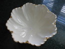 Haviland Limoges Fluted Salad Bowl, Ranson with gold