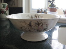 Large Haviland Limoges pedestal salad bowl 1870s