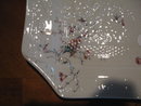 Haviland Limoges Salad/Dessert plate, fleur Saxe pattern on Arabesque blank