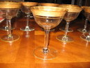 Fostoria Regent set of 9 champagne glasses