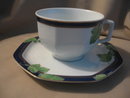 Haviland Limoges Coffee cup & saucer, Jardin D'Hiver