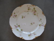 Haviland Limoges Salad Plate, violets