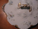 Haviland Limoges Round Covered Vegetable with Blue Violets