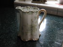 Haviland Limoges Creamer, blue flowers