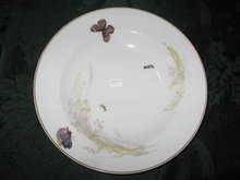 Haviland Limoges Rimmed Soup, Meadow Visitors