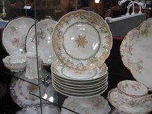Haviland Limoges Fancy Dessert Plate, lots of gold