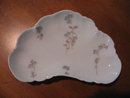 Haviland Limoges Bone dish, blue flowers