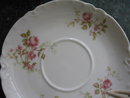 Haviland Limoges tea cup & saucer, pink roses